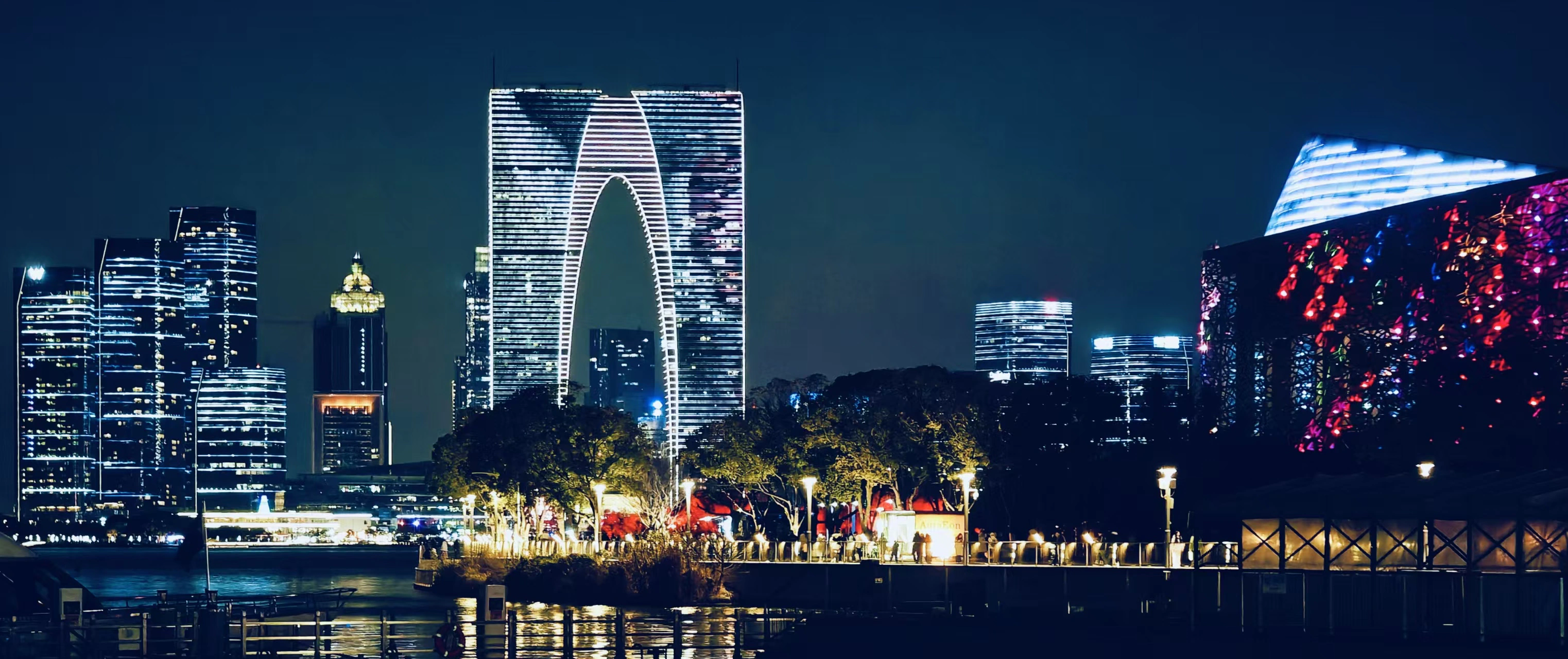 金鸡湖夜景