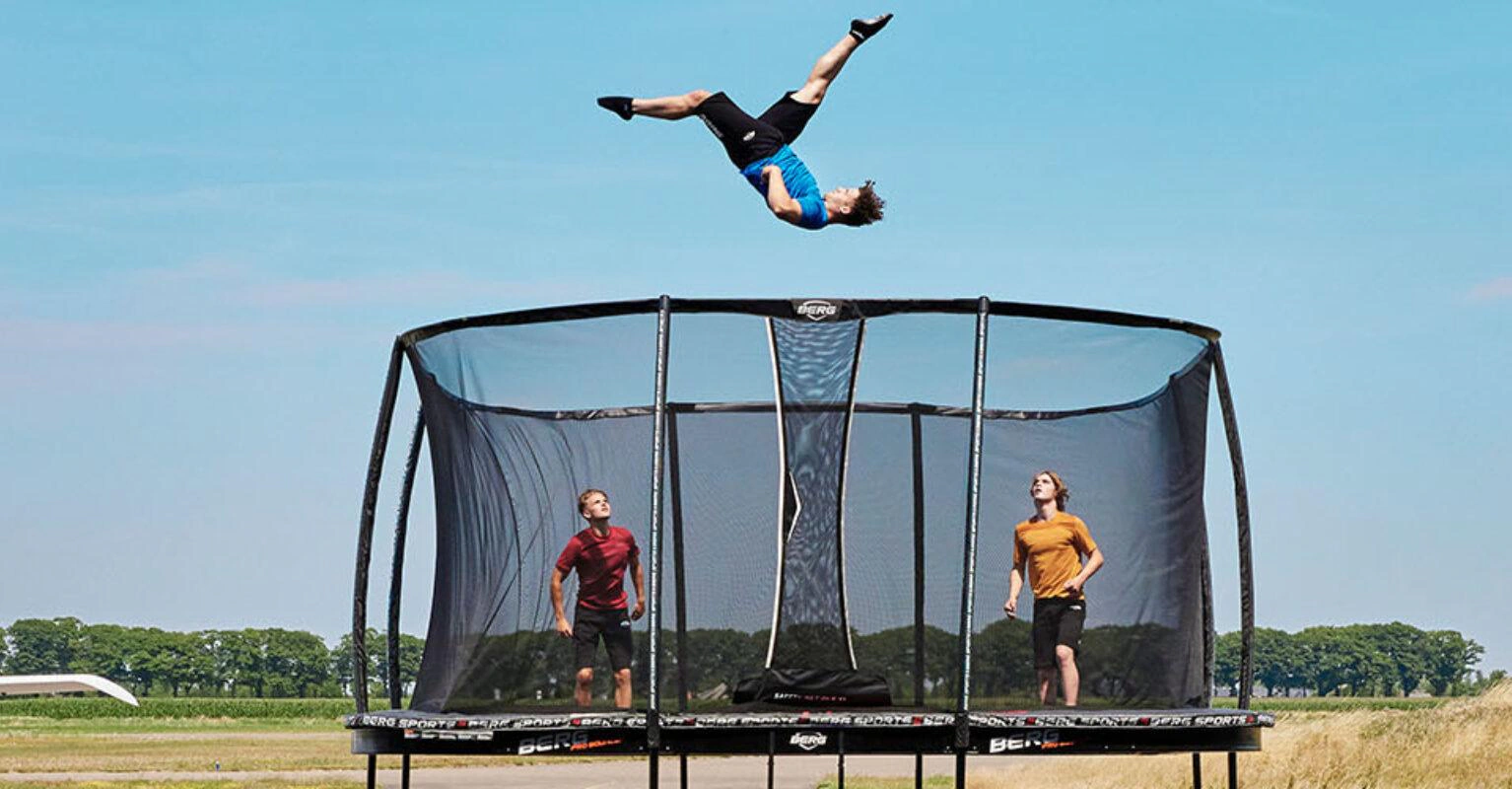 BERG Champion - Rectangular, round and oval trampolines